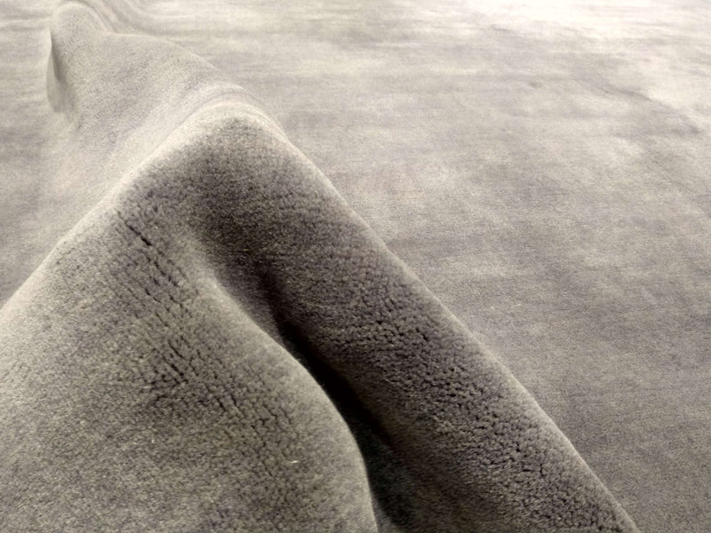 Handloom gris circular - diámetro 222cm