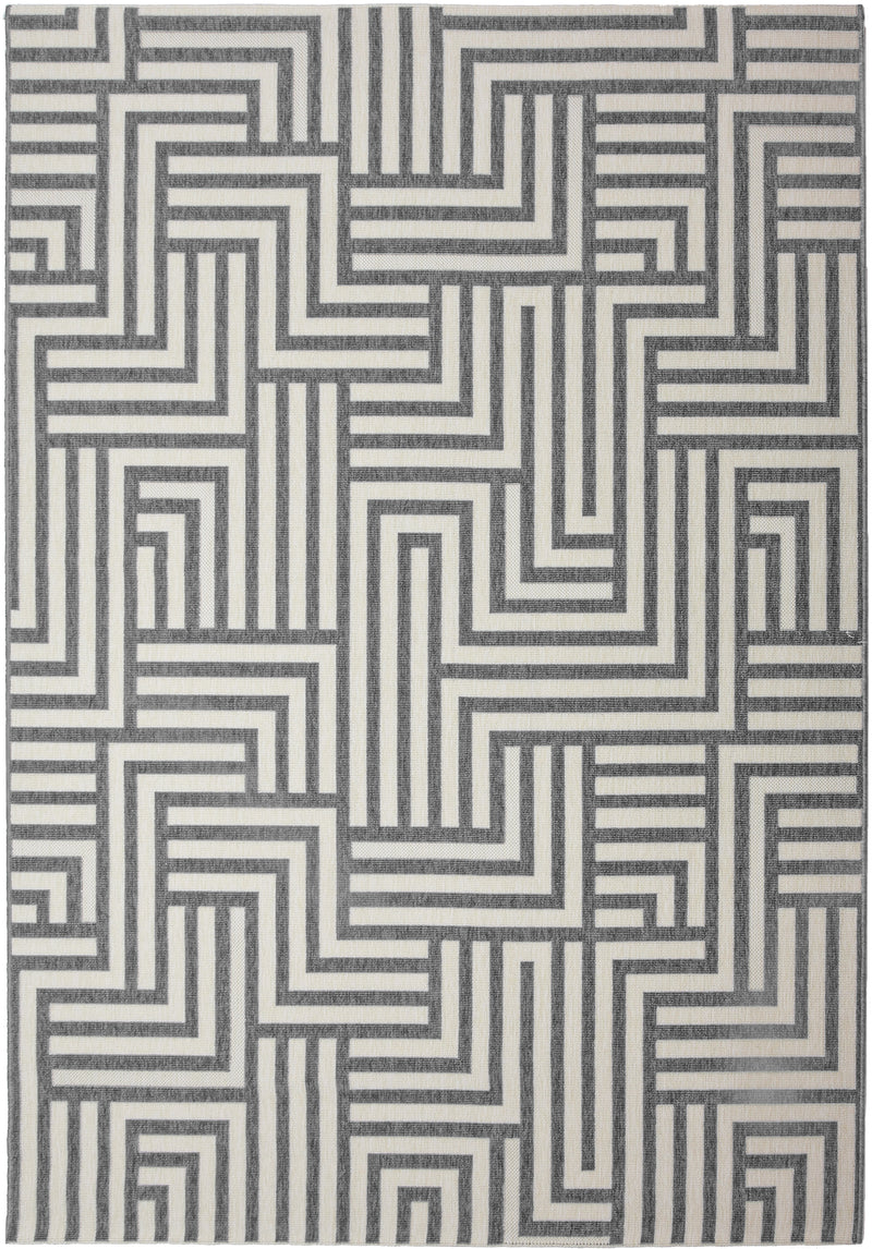 Modern geometric design outdoor rug - Metropolitan