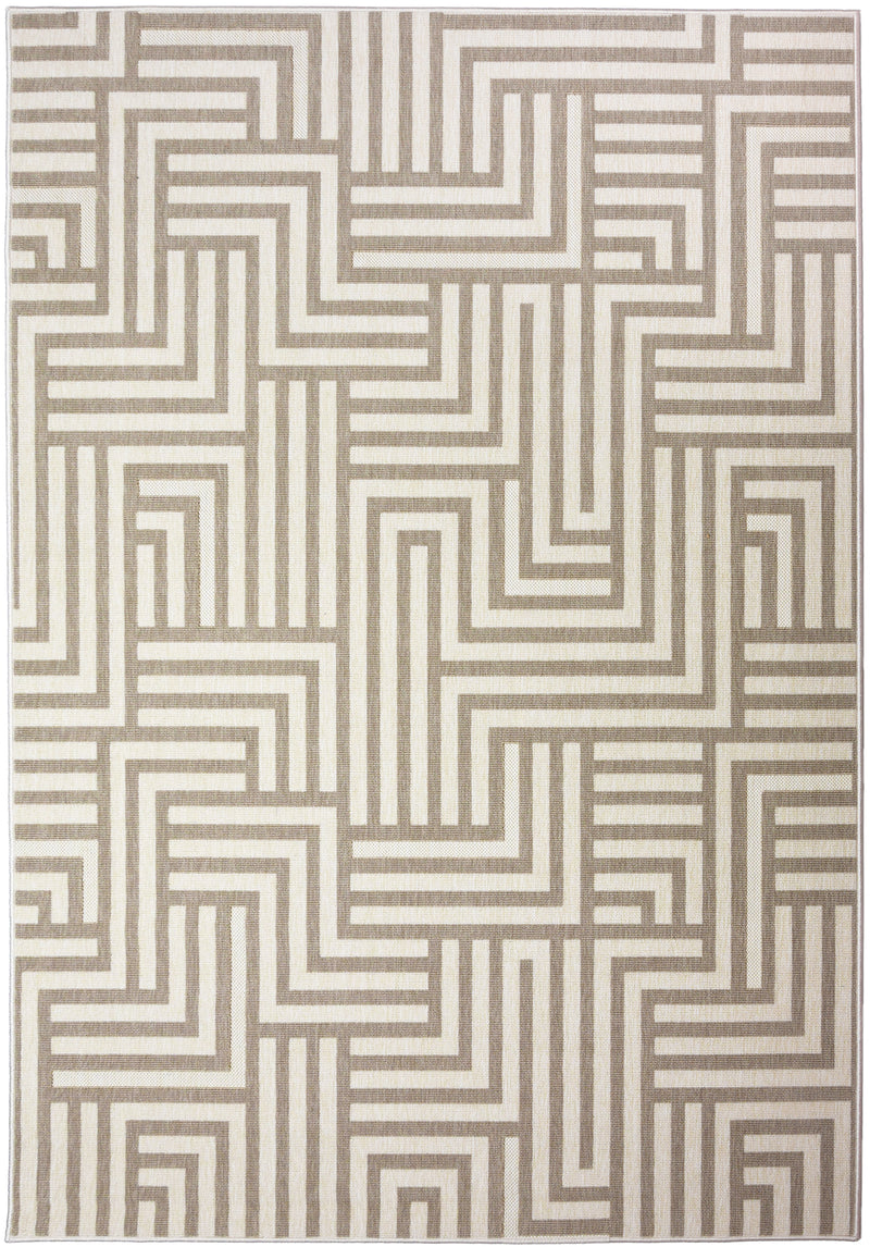 Modern geometric design outdoor rug - Metropolitan
