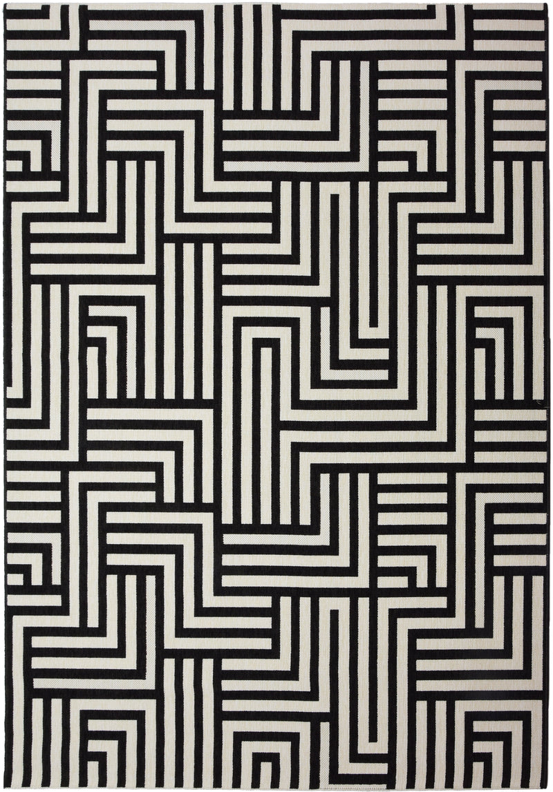 Modern geometric design outdoor rug - Metropolitan
