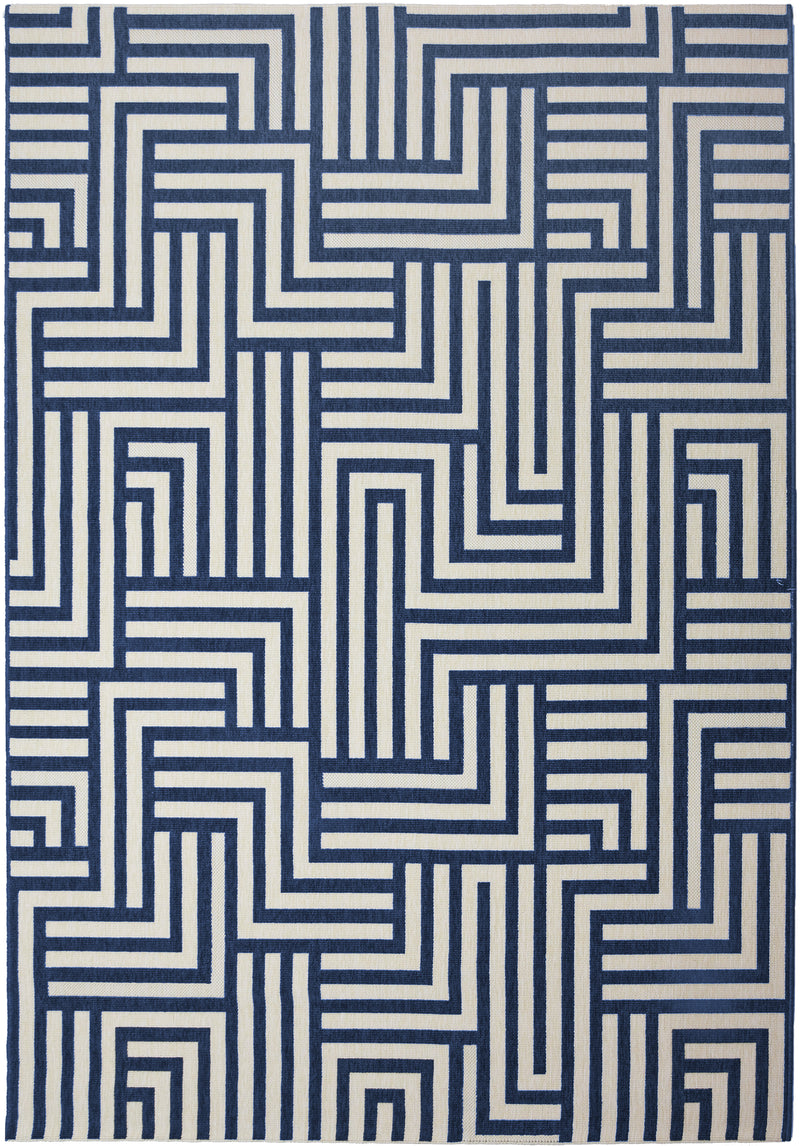 Modern geometric design outdoor rug - Metropolitan