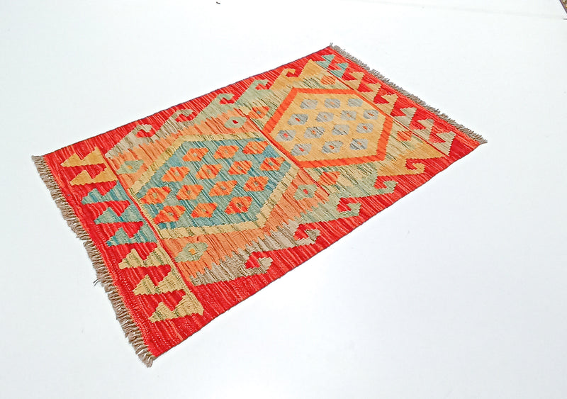 Kilim Afgano - 93x62cms