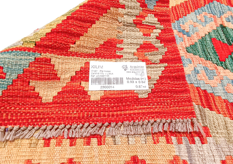 Kilim Afgano - 93x62cms