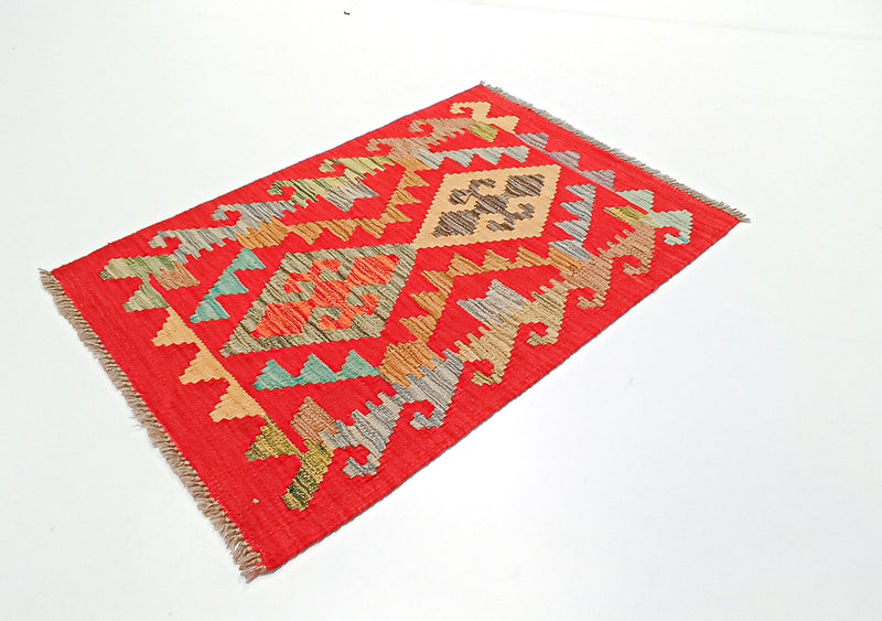 Kilim Afgano - 93x62cms