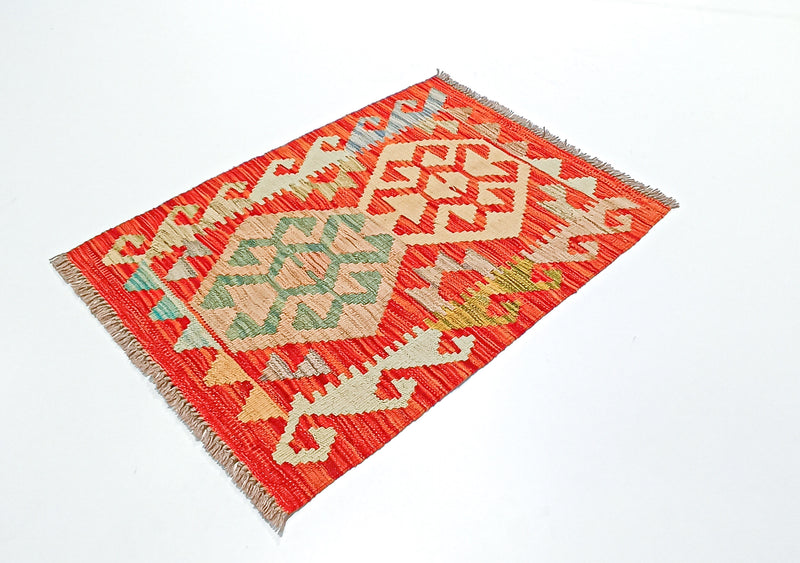 Kilim Afgano - 93x62cms