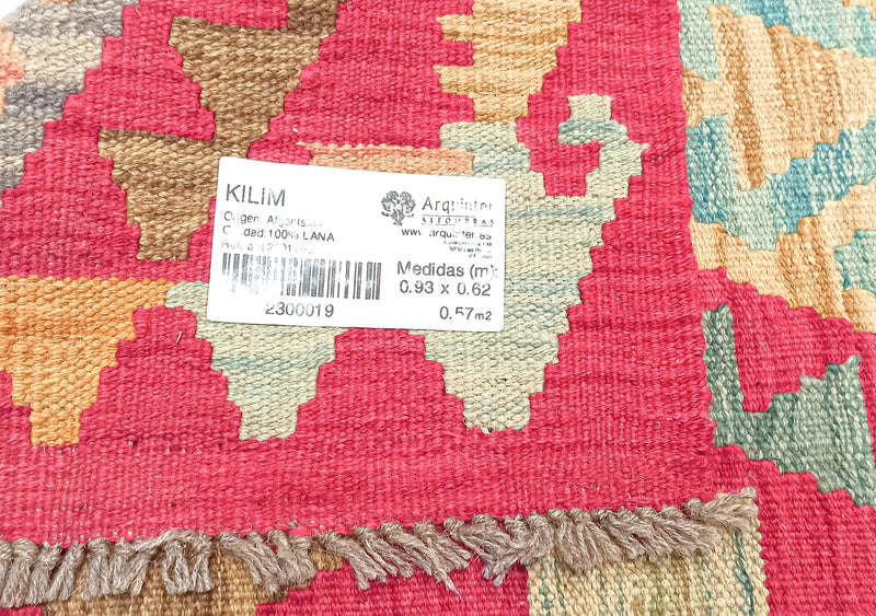 Kilim Afgano - 93x62cms