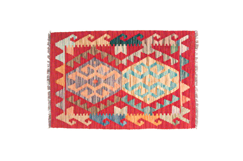 Kilim Afgano - 93x62cms