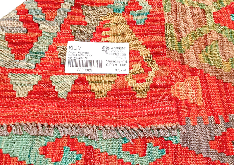 Kilim Afgano - 93x62cms