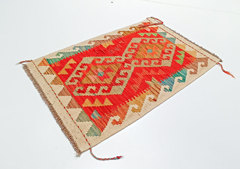 Kilim Afgano - 93x62cms