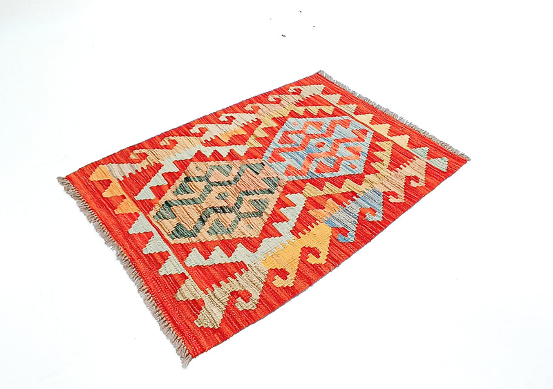 Kilim Afgano - 93x62cms