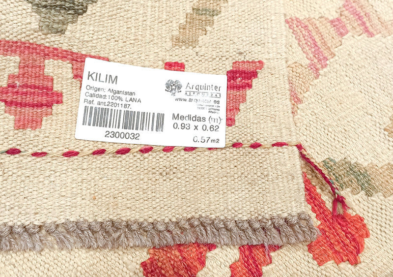 Kilim Afgano - 93x62cms