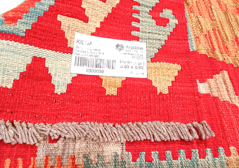 Kilim Afgano - 93x62cms