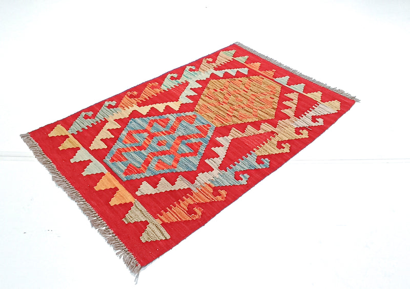 Kilim Afgano - 93x62cms