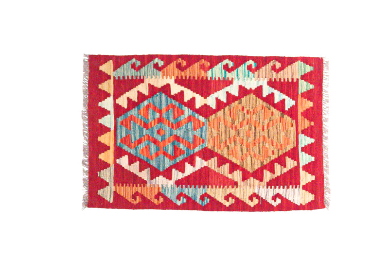 Kilim Afgano - 93x62cms