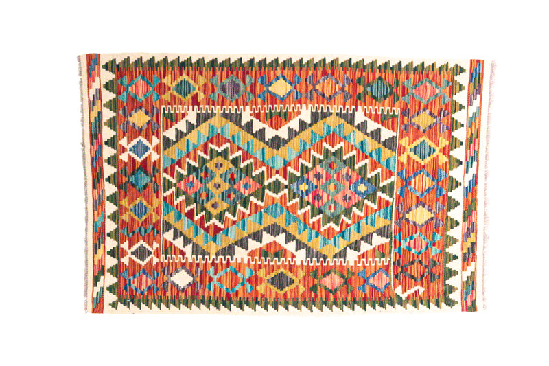 Kilim Afgano - 122x80cms