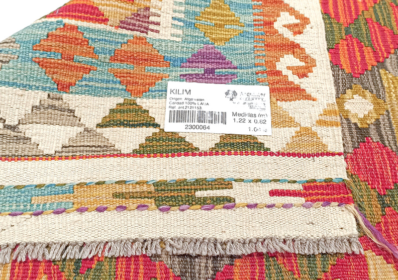 Kilim Afgano - 122x82cms