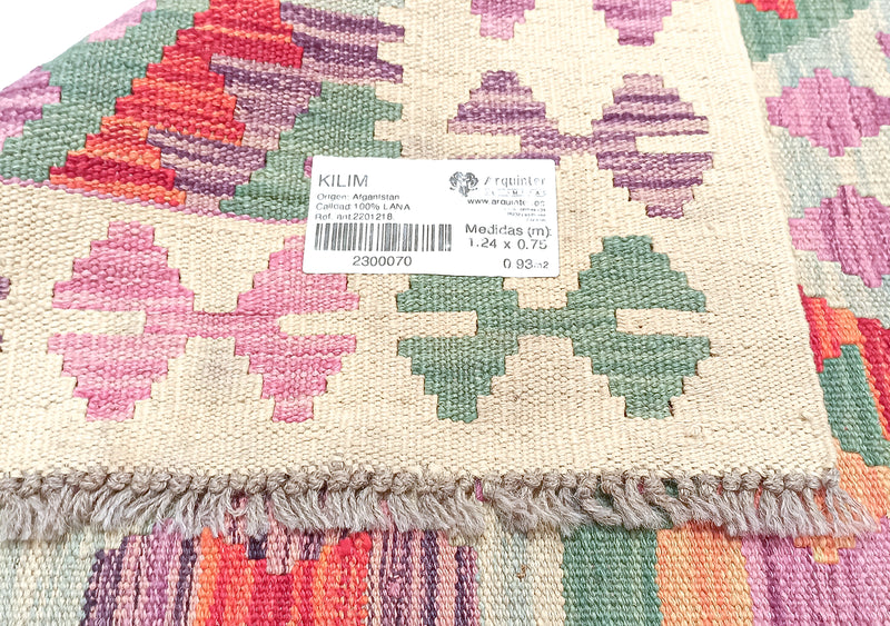 Kilim Afgano - 124x75cms