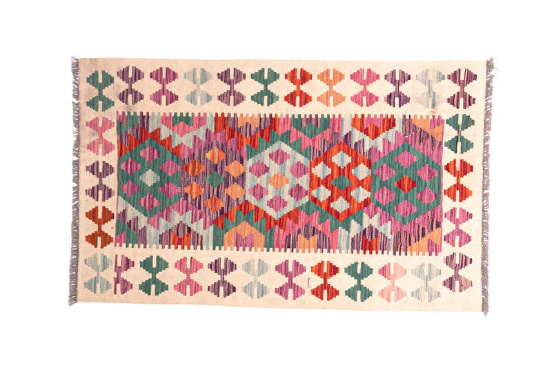 Kilim Afgano - 124x75cms