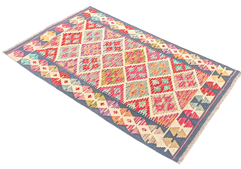 Kilim Afgano - 124x76cms