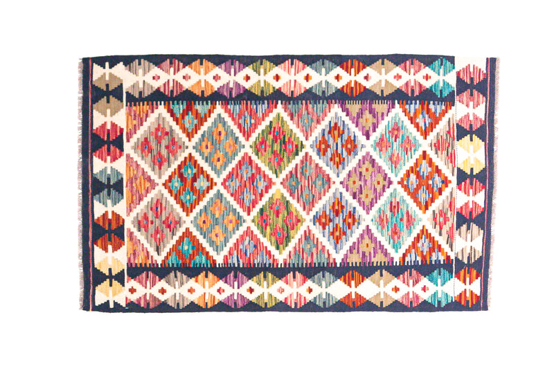 Kilim Afgano - 124x76cms