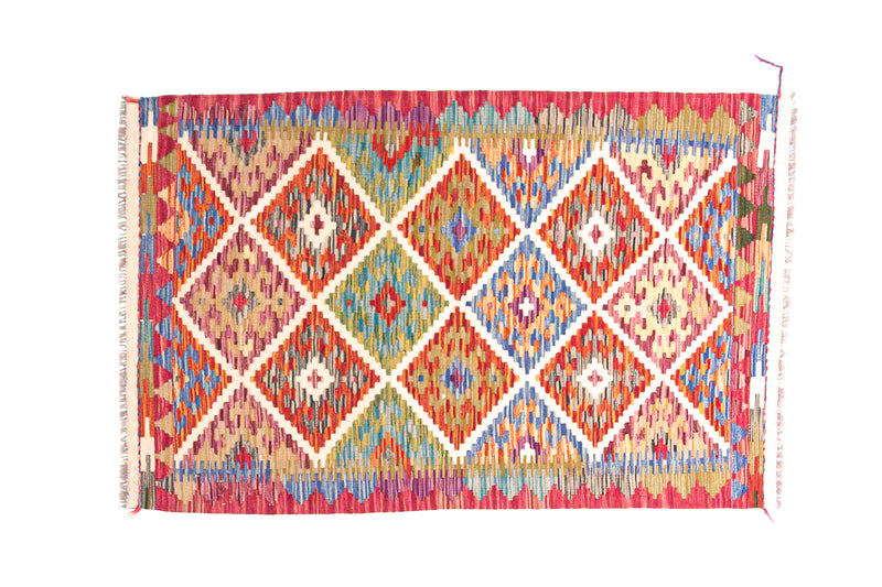 Kilim Afgano - 124x80cms