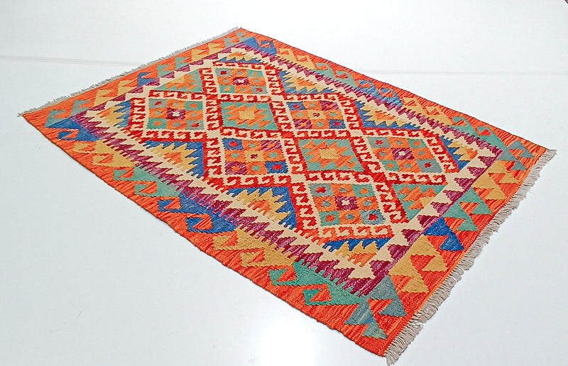 Kilim Afgano - 124x91cms