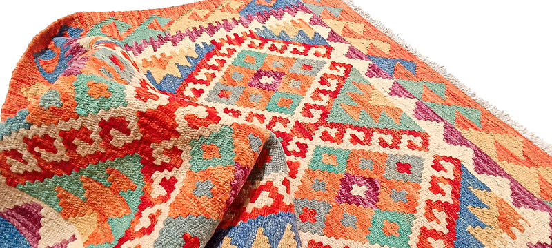 Kilim Afgano - 124x91cms