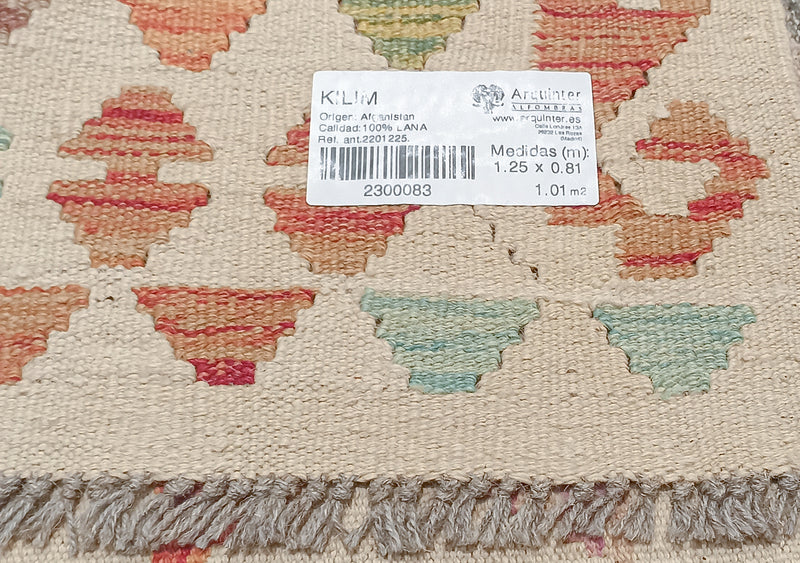 Kilim Afgano - 125x81cms