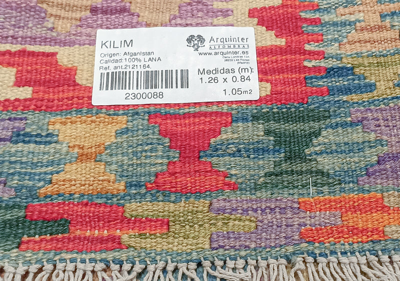 Afghan Kilim - 126x84cms