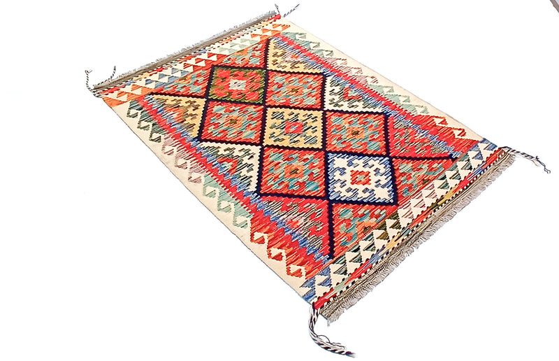 Kilim Afgano - 126x88cms