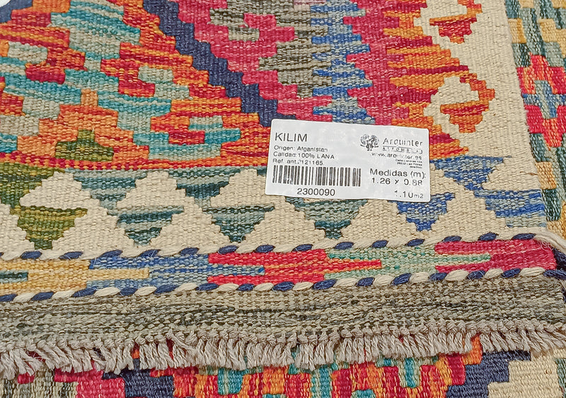 Kilim Afgano - 126x88cms