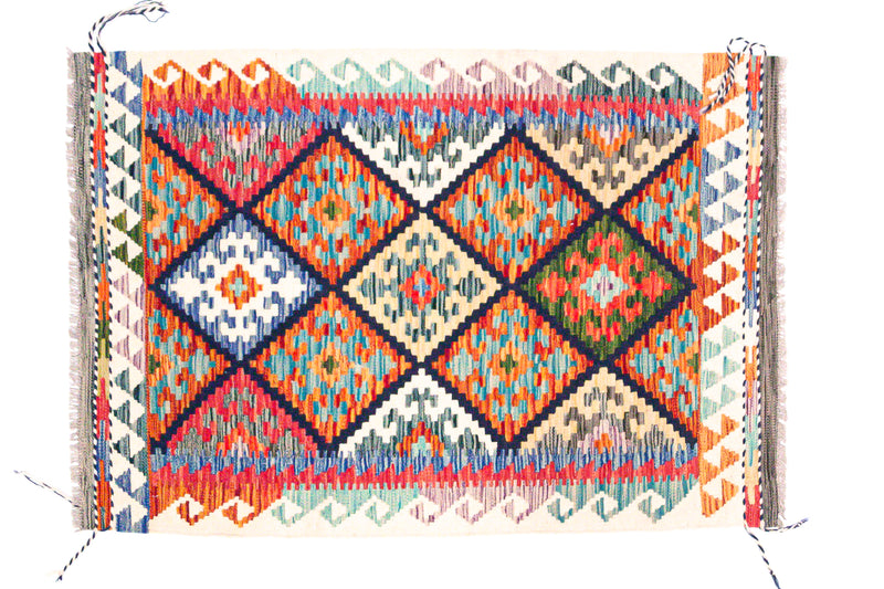 Kilim Afgano - 126x88cms