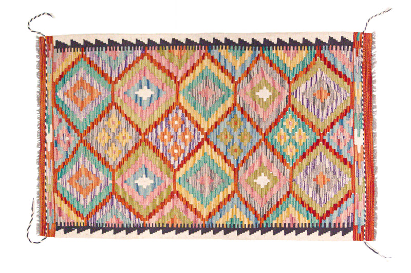 Kilim Afgano - 129x79cms