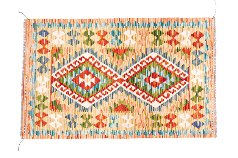 Kilim Afgano - 129x80cms