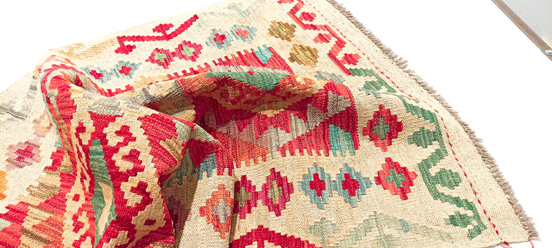 Afghan Kilim - 129x82cms