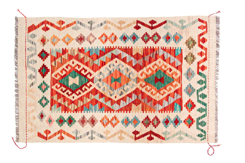 Kilim Afgano - 129x82cms