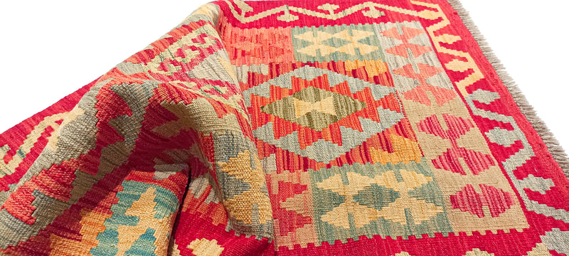 Kilim Afgano - 130x77cms