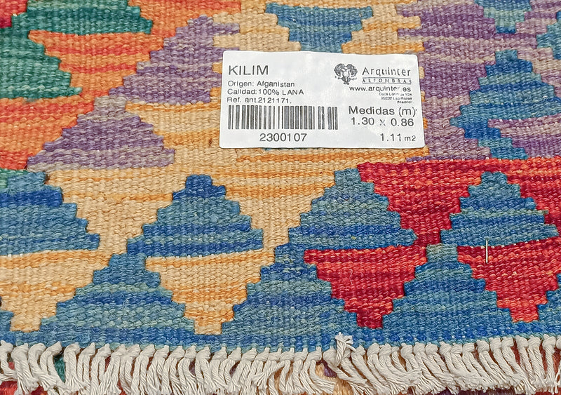 Afghan Kilim - 130x86cms