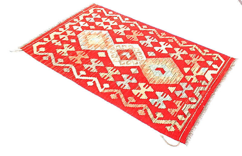 Kilim Afgano - 132x80cms