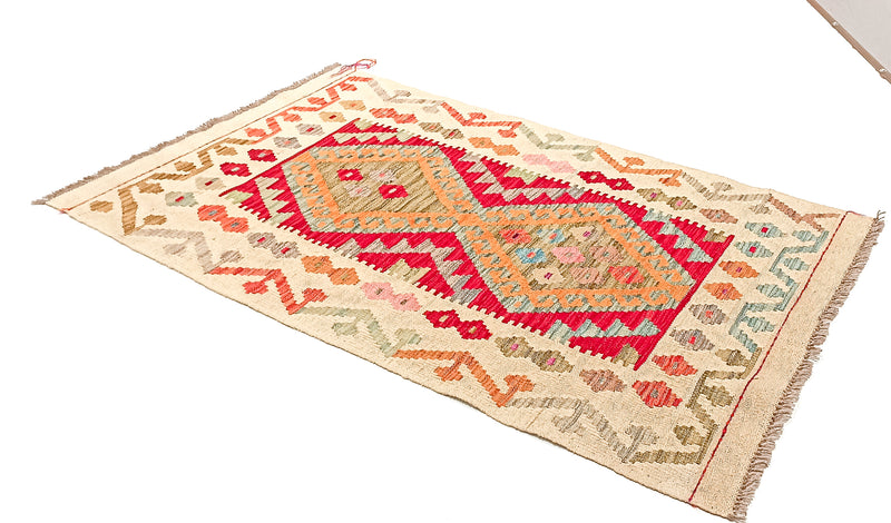 Kilim Afgano - 136x81cms