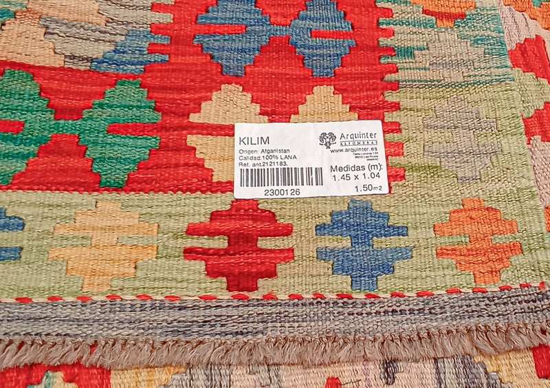 Kilim Afgano - 145x104cms