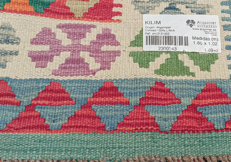 Kilim Afgano - 166x102cms