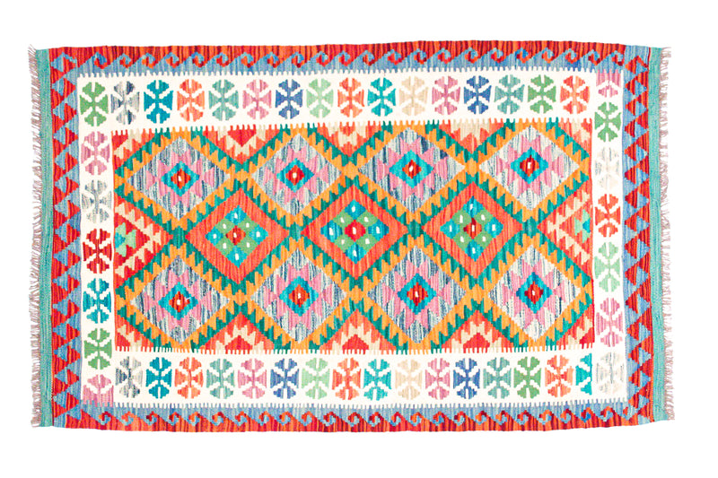 Kilim Afgano - 166x102cms