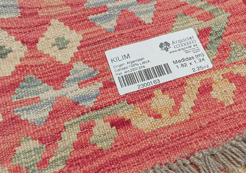 Afghan Kilim - 182x124cms