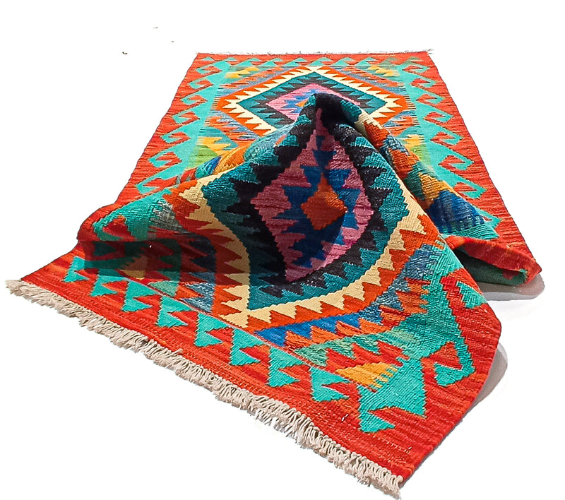 Kilim Afgano - 186X65cms