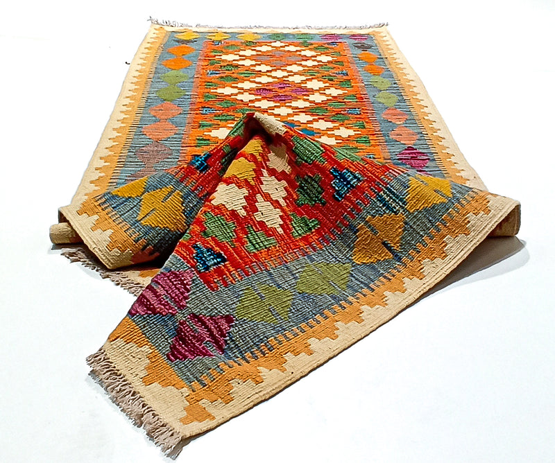 Kilim Afgano - 195x70cms
