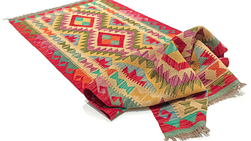 Kilim Afgano - 196x80cms
