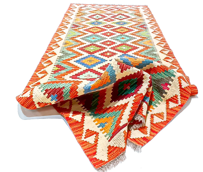 Kilim Afgano - 236x83cms