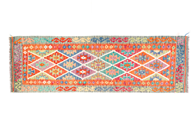 Kilim Afgano - 253x80cms