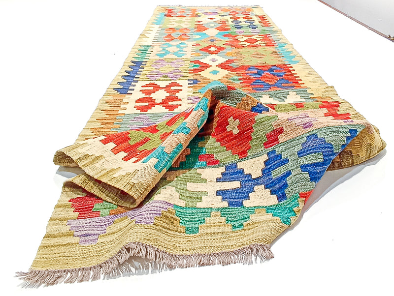 Kilim Afgano - 286X79cms